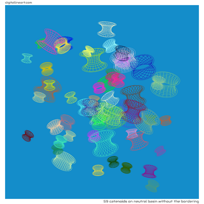 Neutral Basin without the Bordering — 59 catenoids