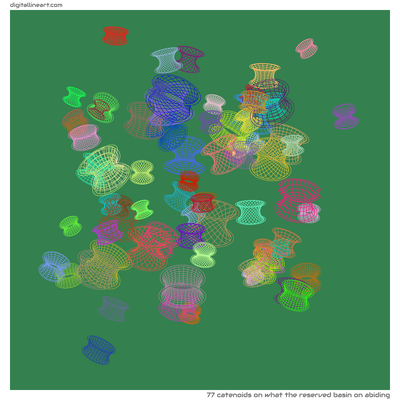 What the Reserved Basin on Abiding — 77 catenoids