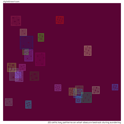 What Obscure Bedrock During Sundering — 25 Celtic key patterns