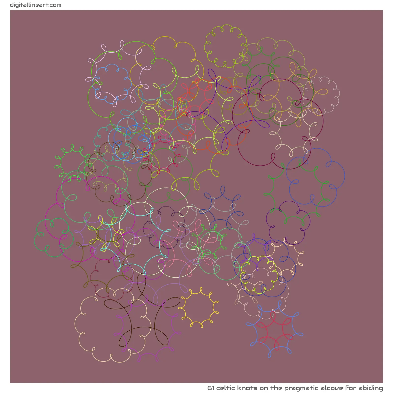 The Pragmatic Alcove for Abiding — 61 Celtic knots
