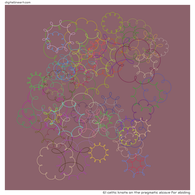The Pragmatic Alcove for Abiding — 61 Celtic knots