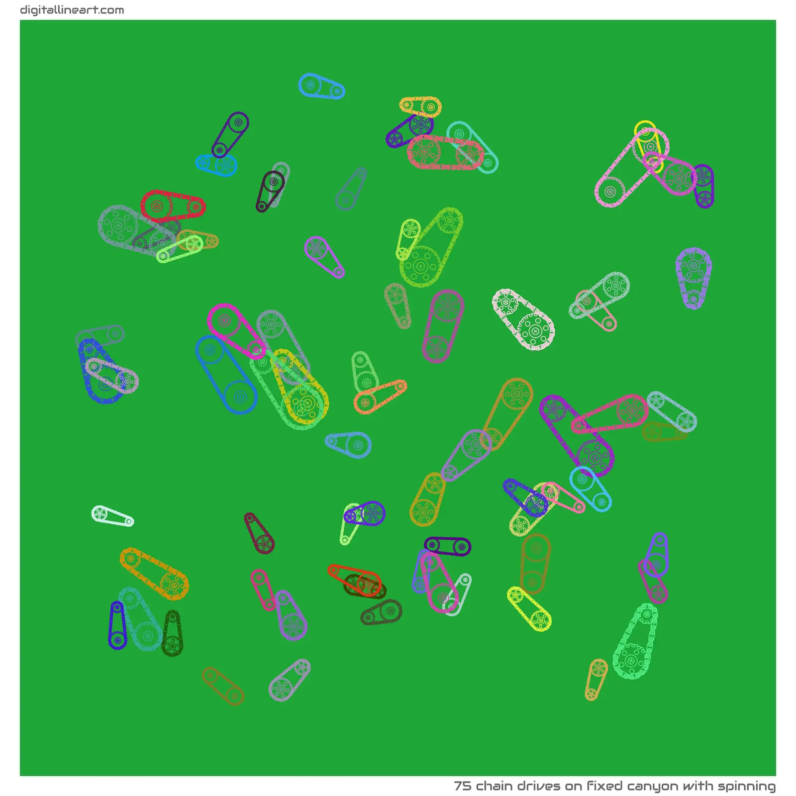 Fixed Canyon with Spinning — 75 chain drives