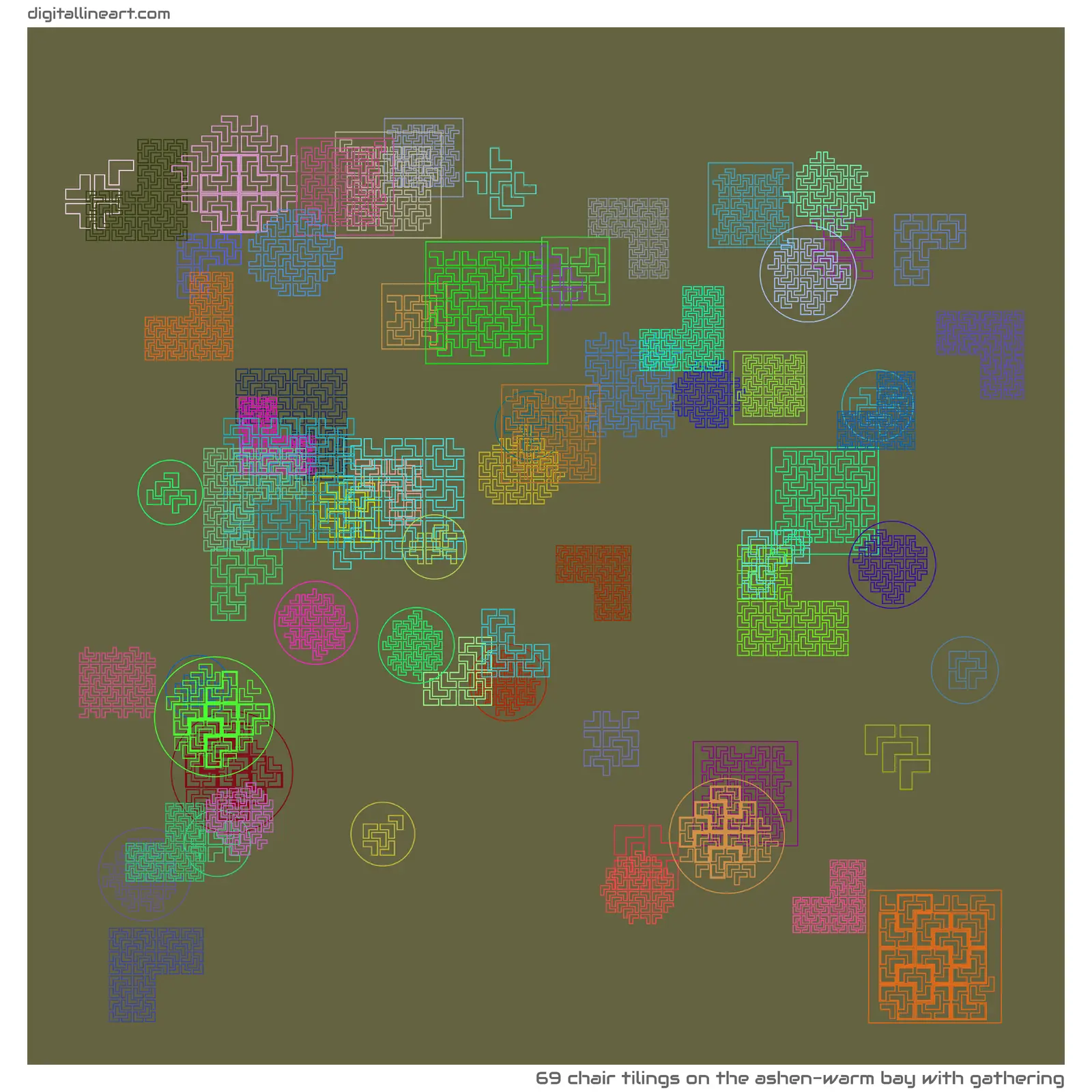 The Ashen-warm Bay with Gathering — 69 chair tilings