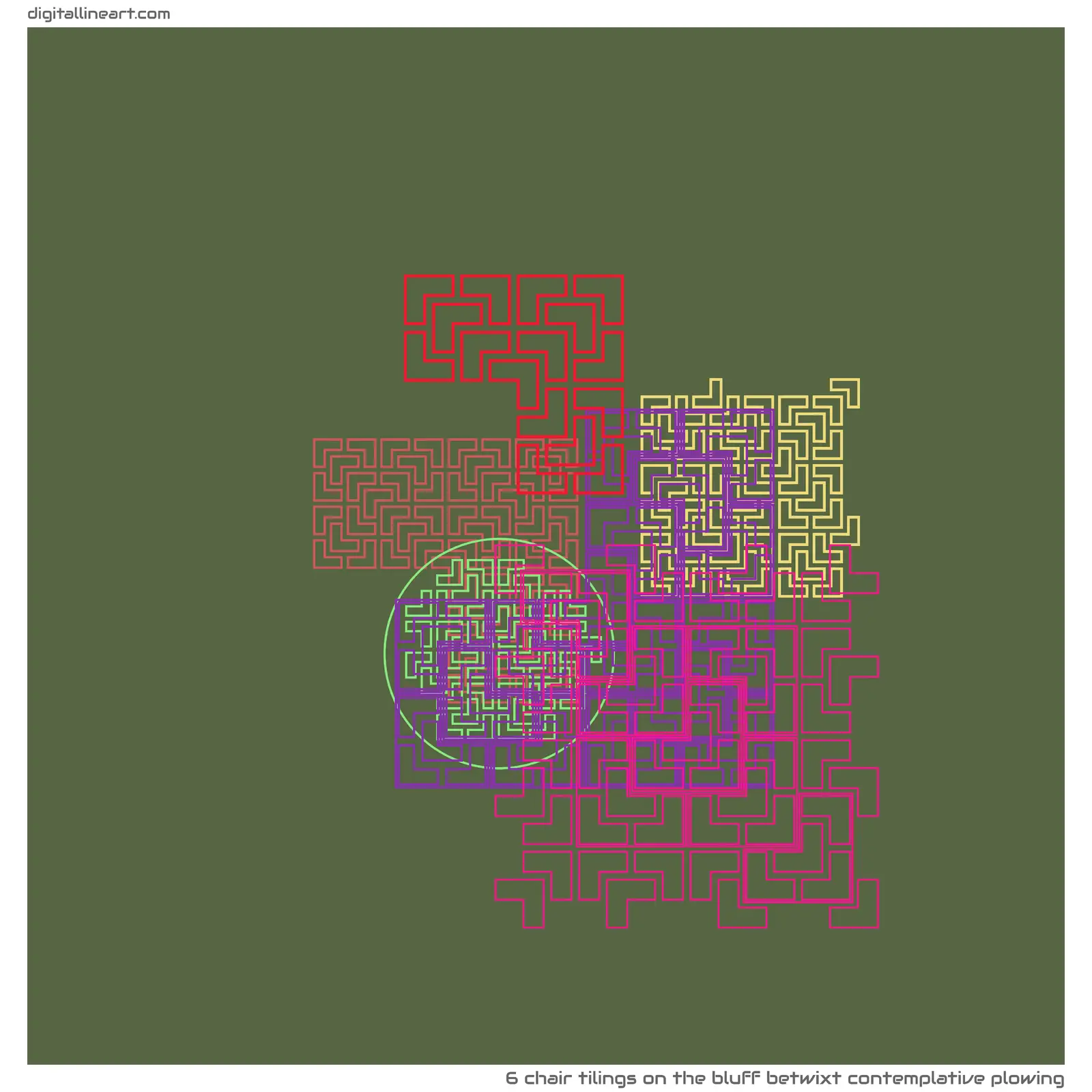 The Bluff betwixt Contemplative Plowing — 6 chair tilings