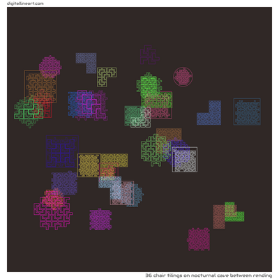Nocturnal Cave between Rending — 36 chair tilings