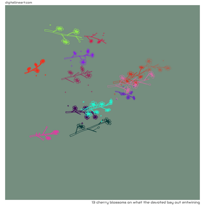 What the Devoted Bay out Entwining — 13 cherry blossoms