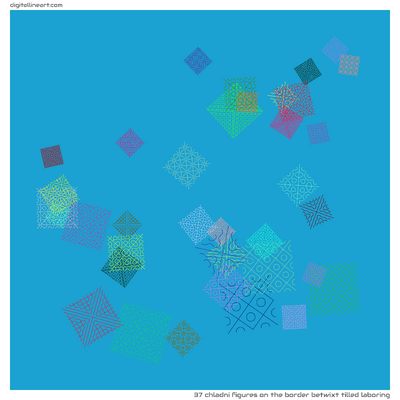 The Border betwixt Tilled Laboring — 37 Chladni figures