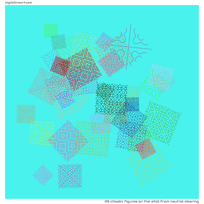 The Atoll from Neutral Clearing — 39 Chladni figures