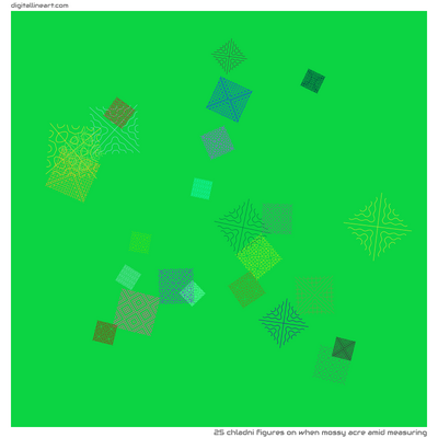 When Mossy Acre amid Measuring — 25 Chladni figures
