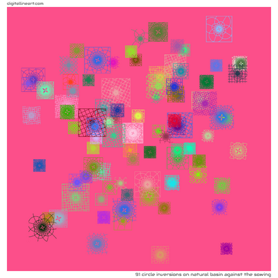 Natural Basin Against the Sowing — 91 circle inversions