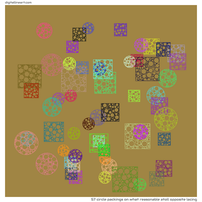 What Reasonable Atoll opposite Lacing — 57 circle packings