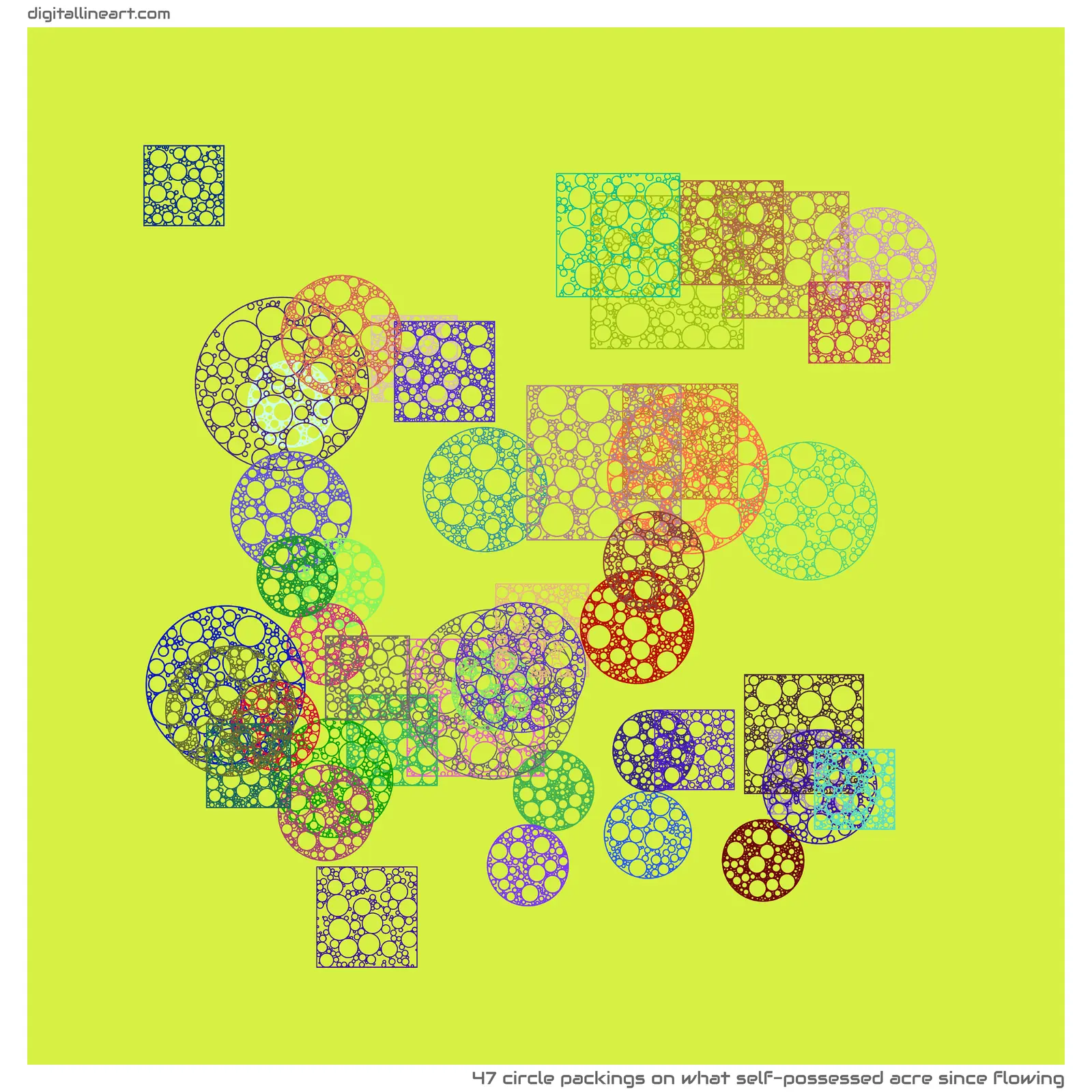 What Self-possessed Acre Since Flowing — 47 circle packings