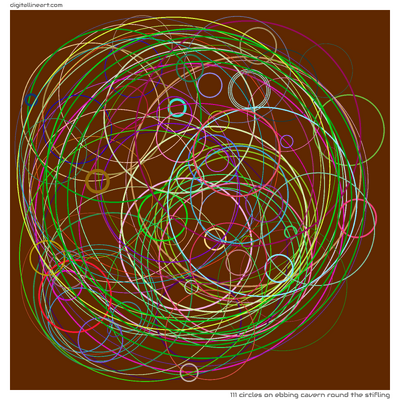 111 Circles in Ebbing Cavern round the Stifling