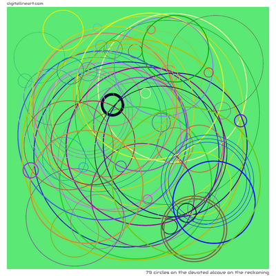 79 Circles in The Devoted Alcove on the Reckoning