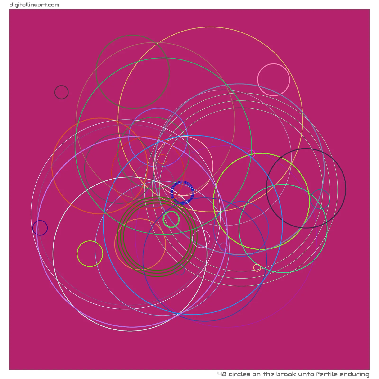 The Brook unto Fertile Enduring — 48 circles