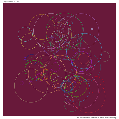 Raw Ash amid the Wilting — 81 circles