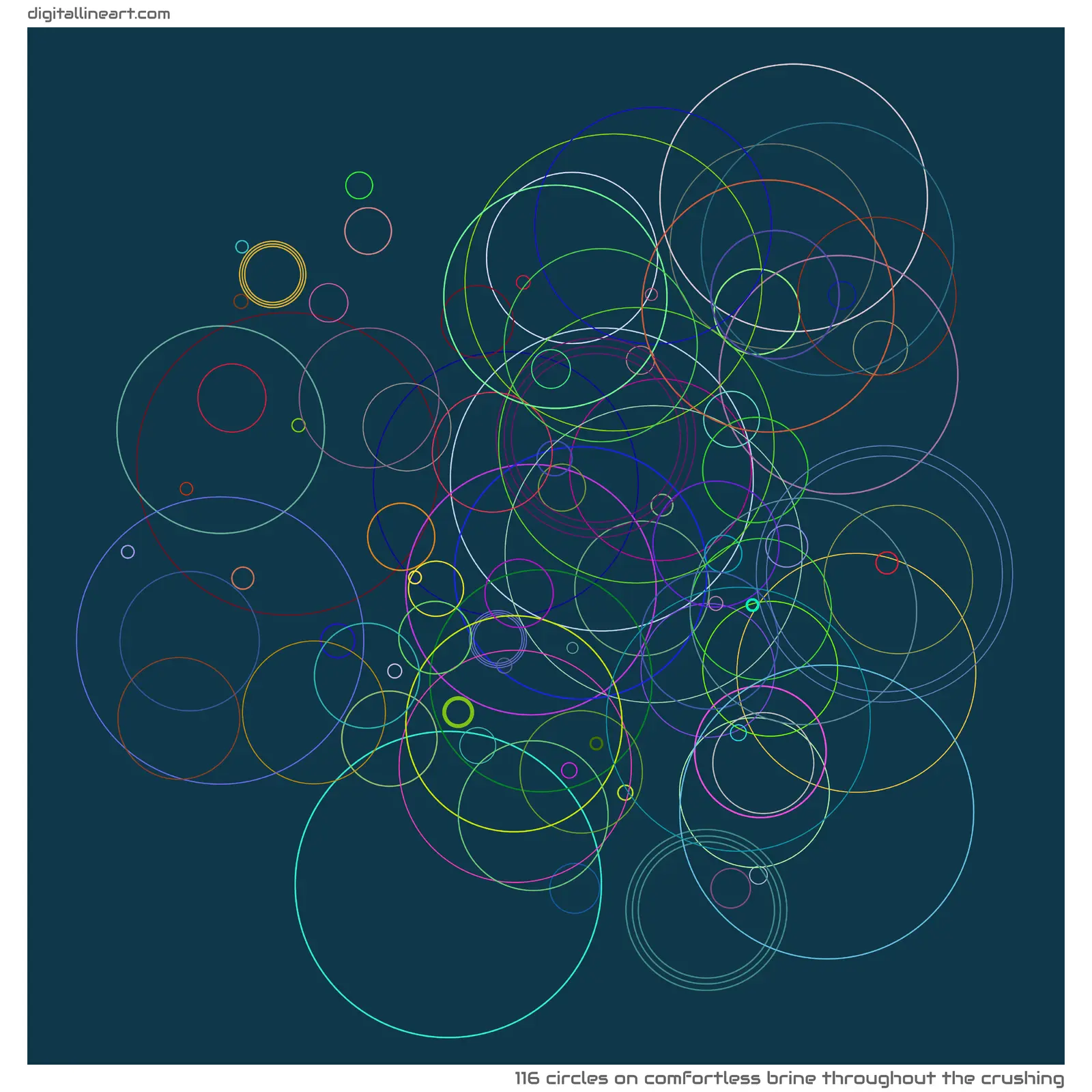 Comfortless Brine throughout the Crushing — 116 circles