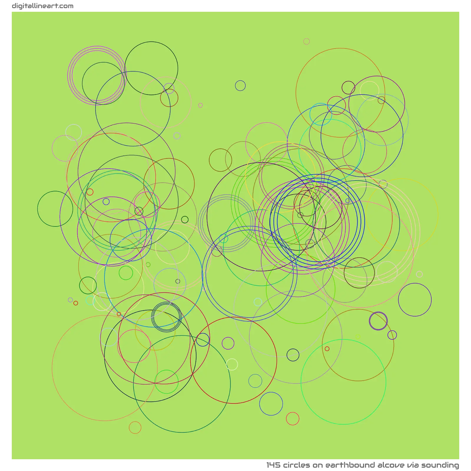 Earthbound Alcove via Sounding — 145 circles