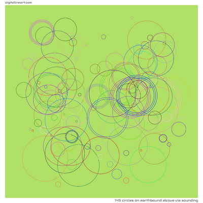 Earthbound Alcove via Sounding — 145 circles