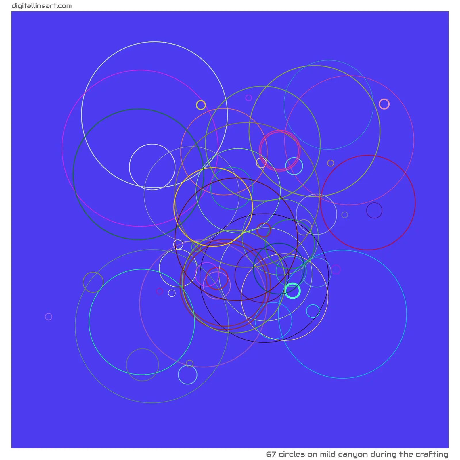 Mild Canyon During the Crafting — 67 circles