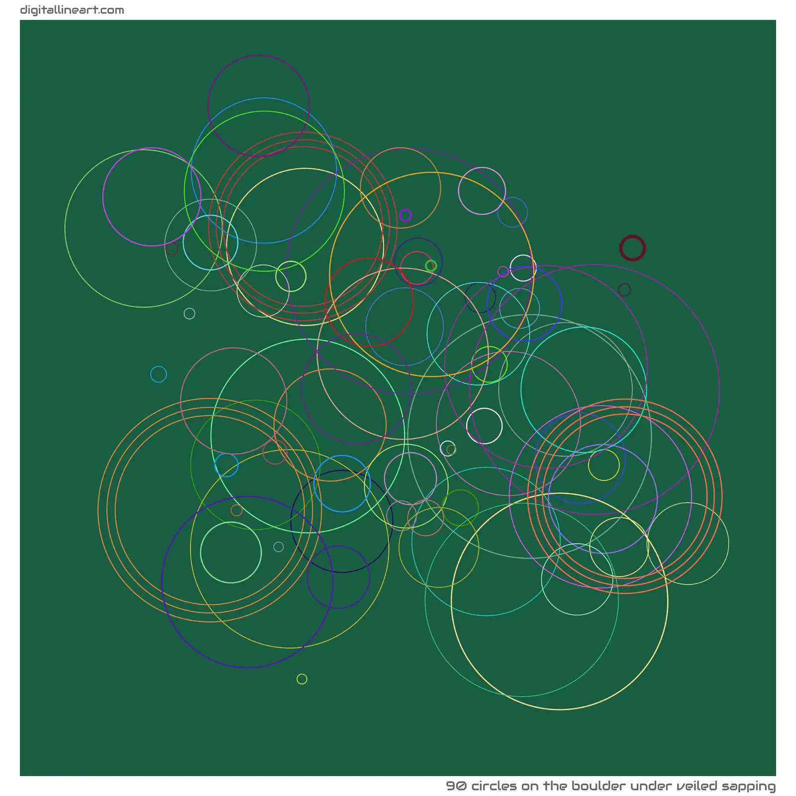 The Boulder under Veiled Sapping — 90 circles