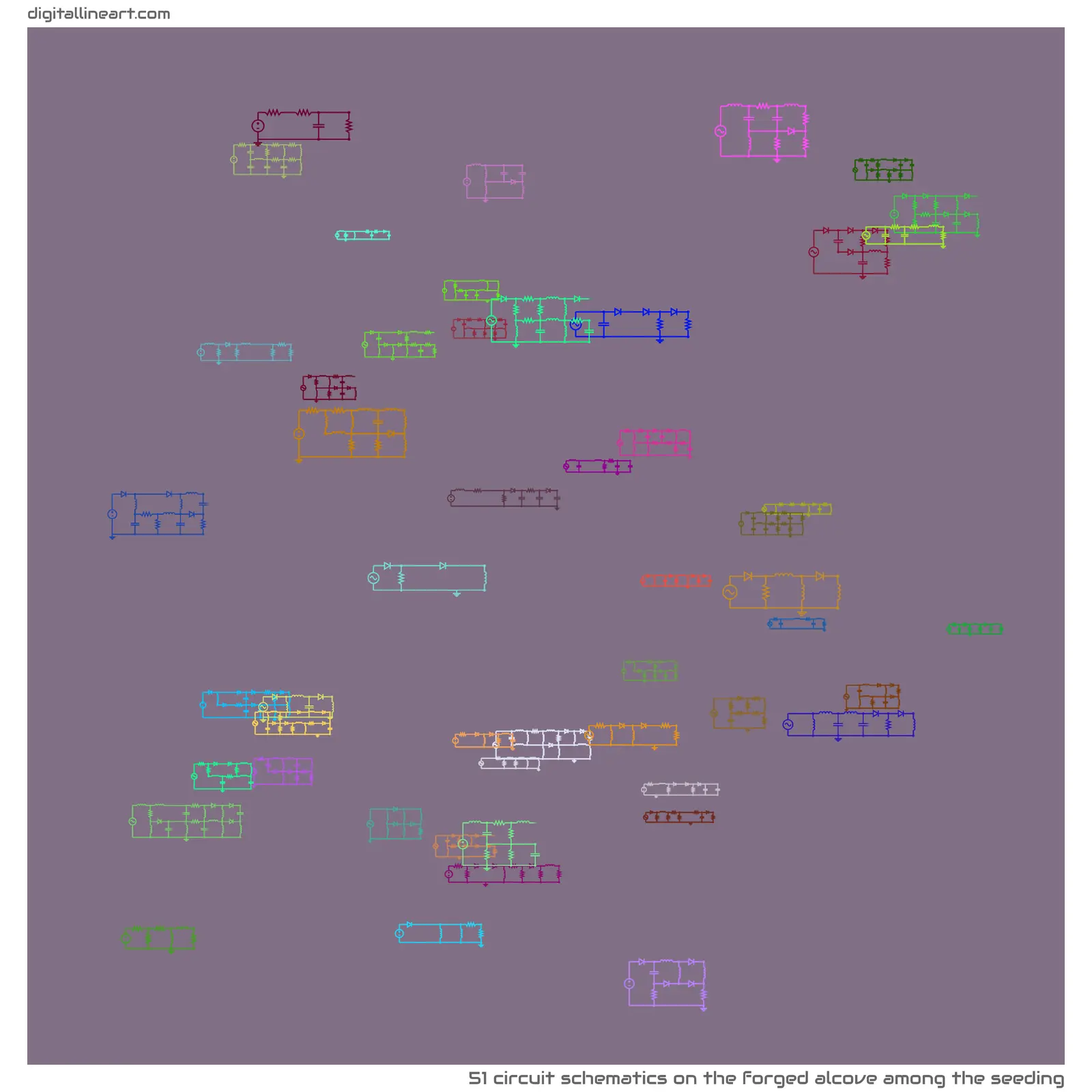 The Forged Alcove among the Seeding — 51 circuit schematics