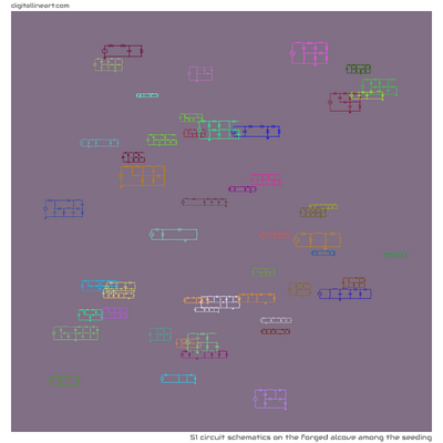 The Forged Alcove among the Seeding — 51 circuit schematics