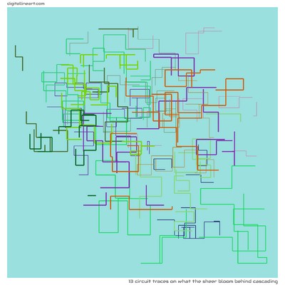 13 Circuit Traces in What the Sheer Bloom behind Cascading