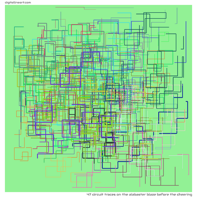 47 Circuit Traces in The Alabaster Blaze before the Cheering