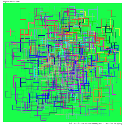 68 Circuit Traces in Mossy Arch out the Lodging