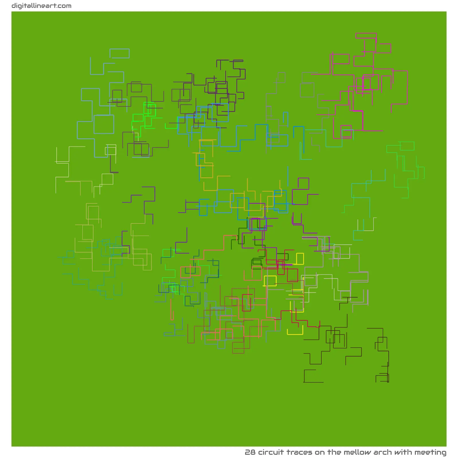 The Mellow Arch with Meeting — 28 circuit traces
