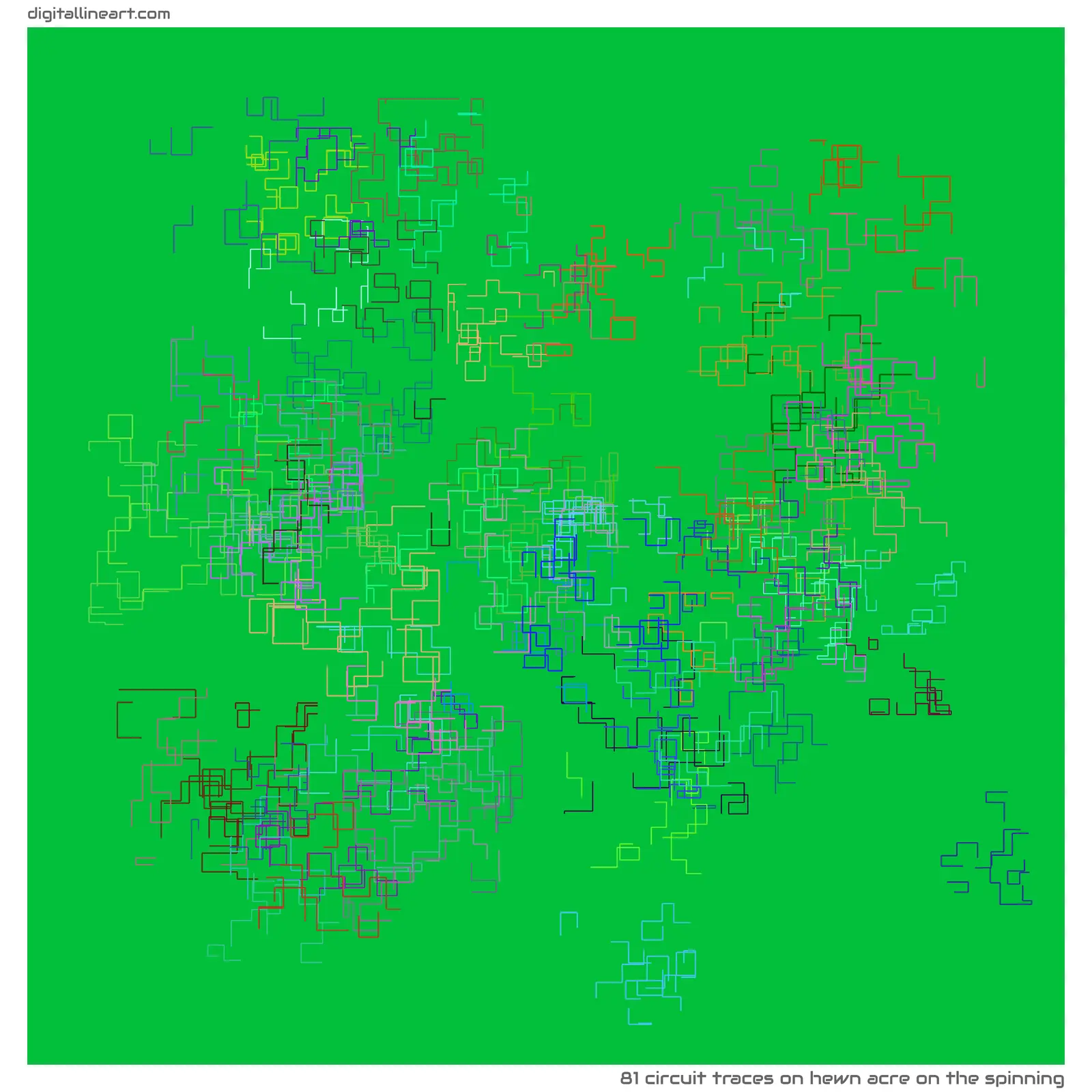 Hewn Acre on the Spinning — 81 circuit traces