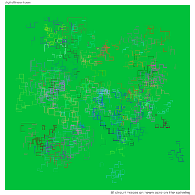 Hewn Acre on the Spinning — 81 circuit traces