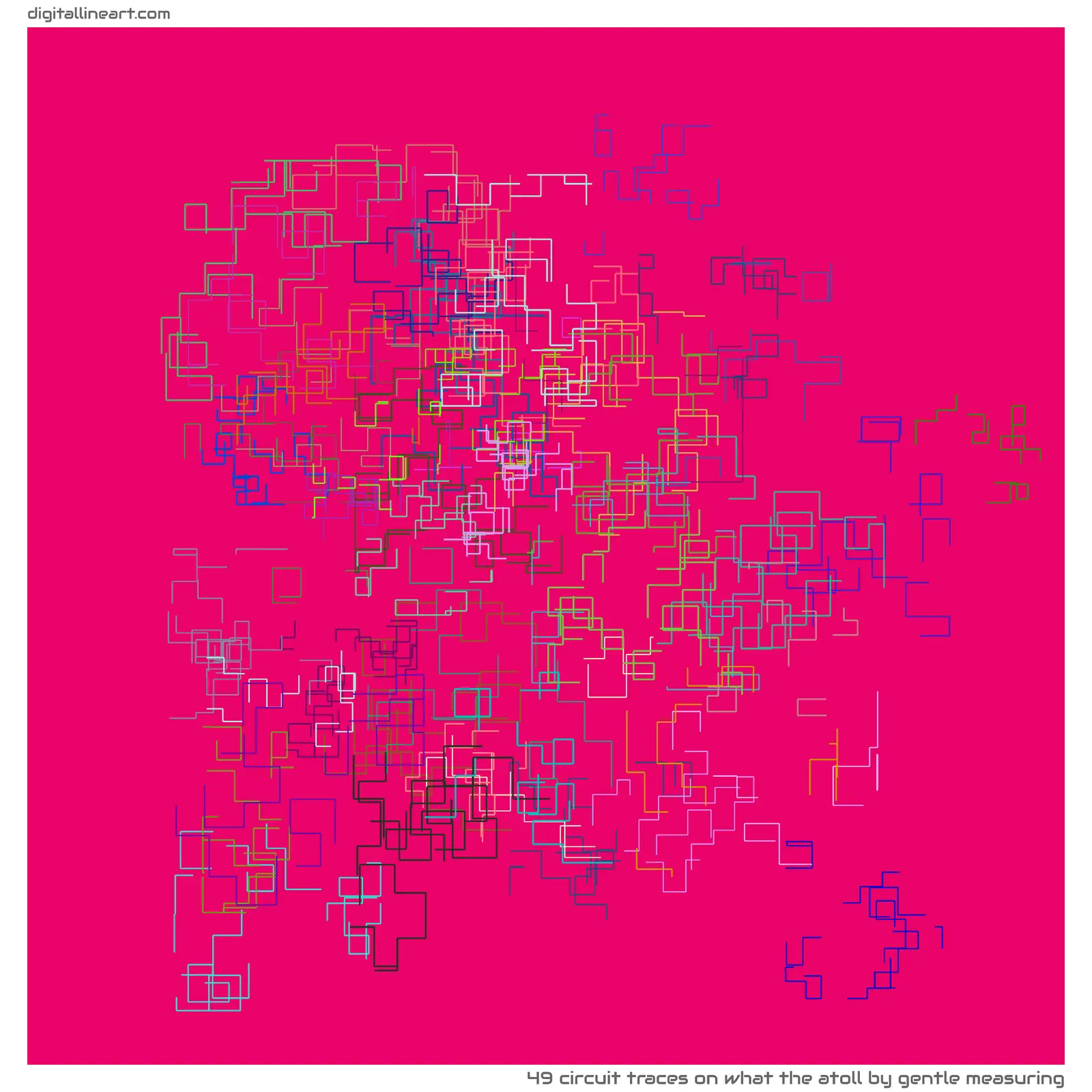 What the Atoll by Gentle Measuring — 49 circuit traces