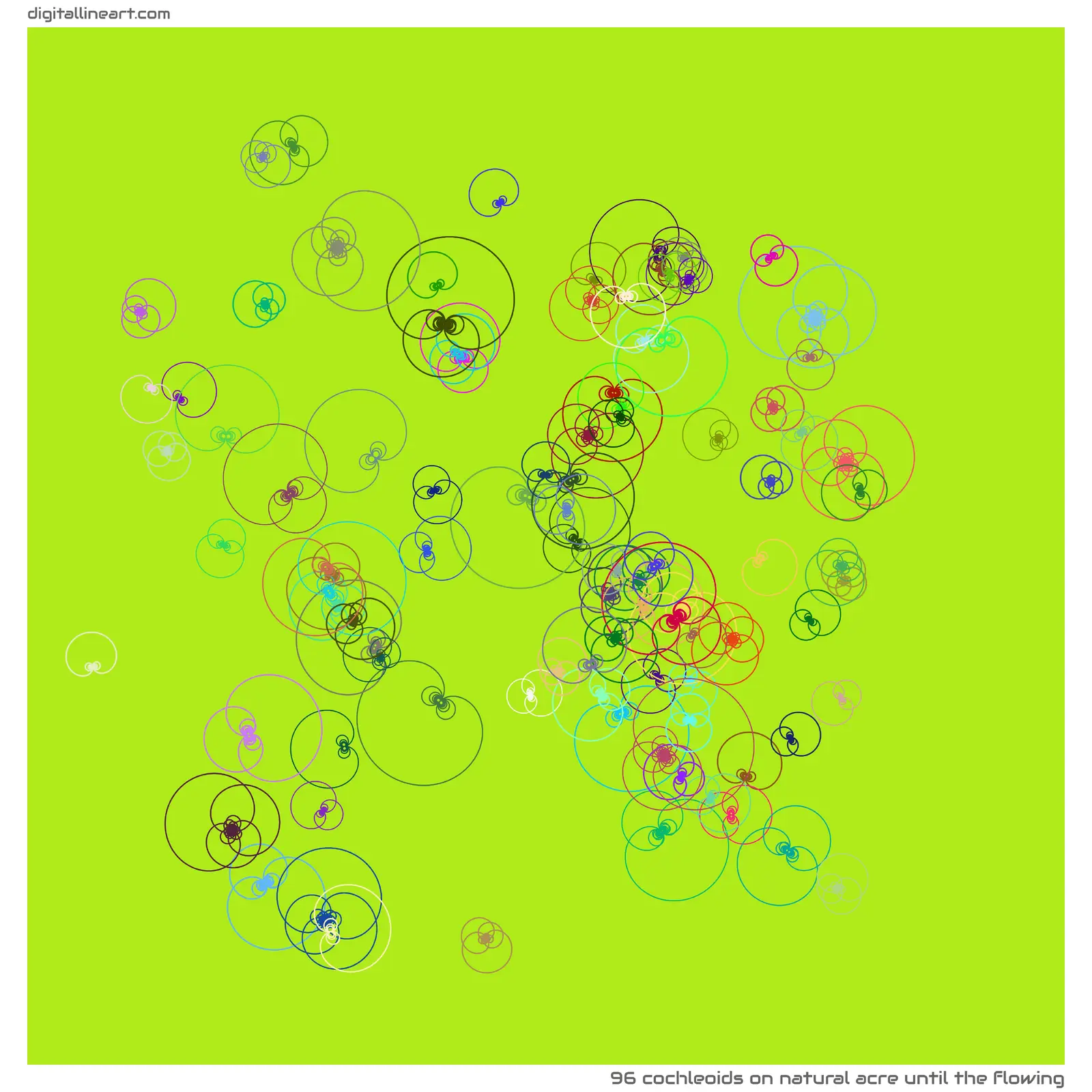 Natural Acre until the Flowing — 96 cochleoids