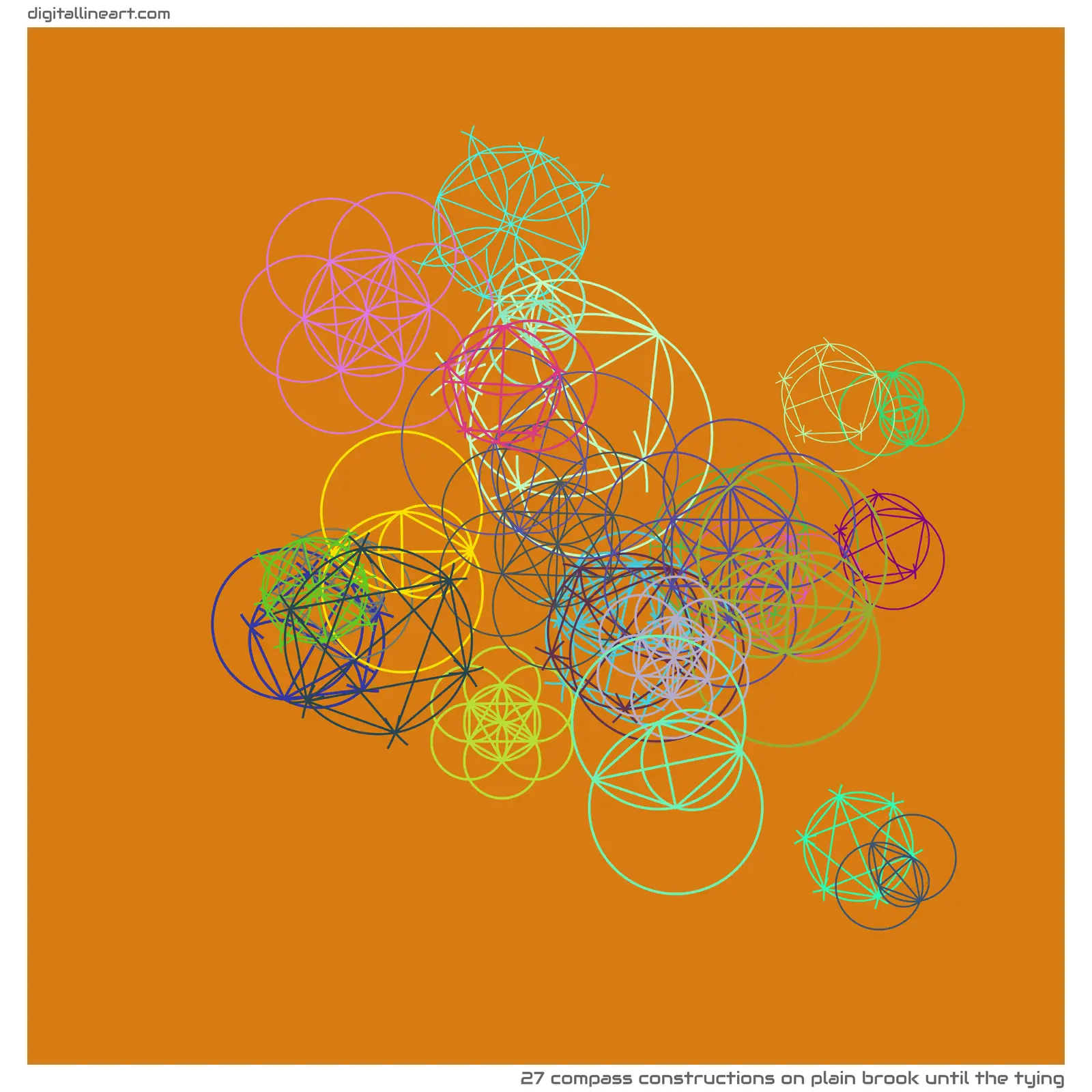 Plain Brook until the Tying — 27 compass constructions