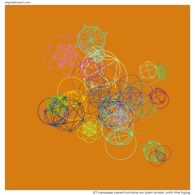 Plain Brook until the Tying — 27 compass constructions
