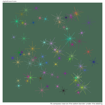 The Oaken Border under the Abiding — Compass Rose, 75 elements