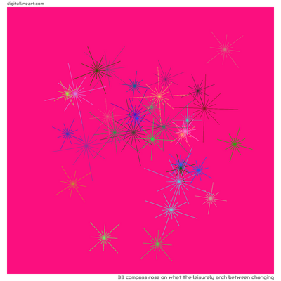 What the Leisurely Arch between Changing — Compass Rose, 33 elements
