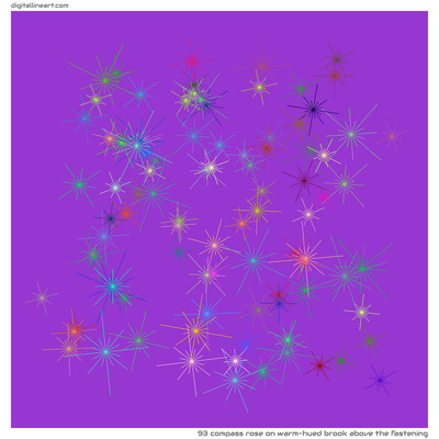 Warm-hued Brook above the Fastening — Compass Rose, 93 elements