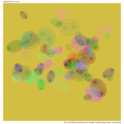 What Hazel Bay near Mending — 64 confocal conics