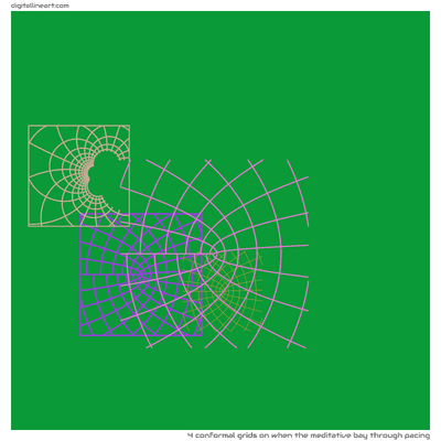 When the Meditative Bay through Pacing — 4 conformal grids