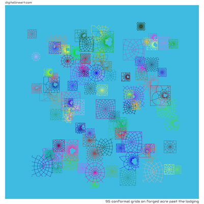 Forged Acre past the Lodging — 95 conformal grids