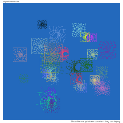 Constant Bay out Tying — 31 conformal grids