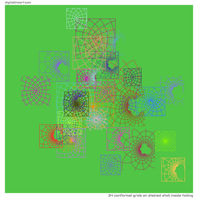 Stained Atoll Inside Toiling — 34 conformal grids