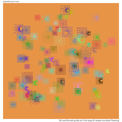The Bog of Ample outside Flowing — 112 conformal grids