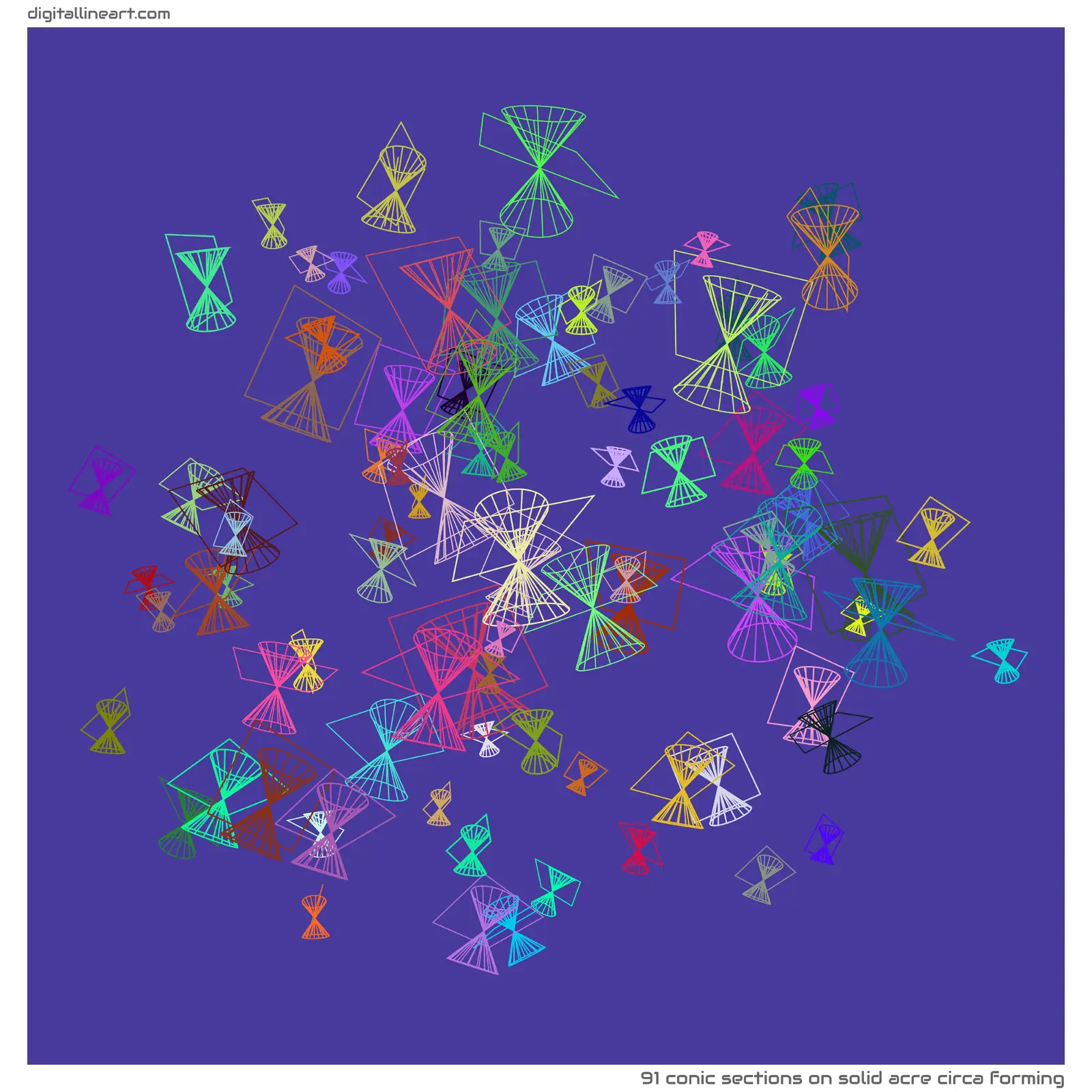 Solid Acre circa Forming — 91 conic sections