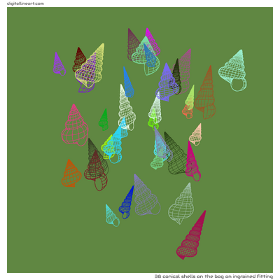 The Bog on Ingrained Fitting — 38 conical shells