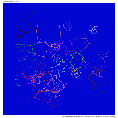 Placid Atoll within the Dividing — 38 constellations