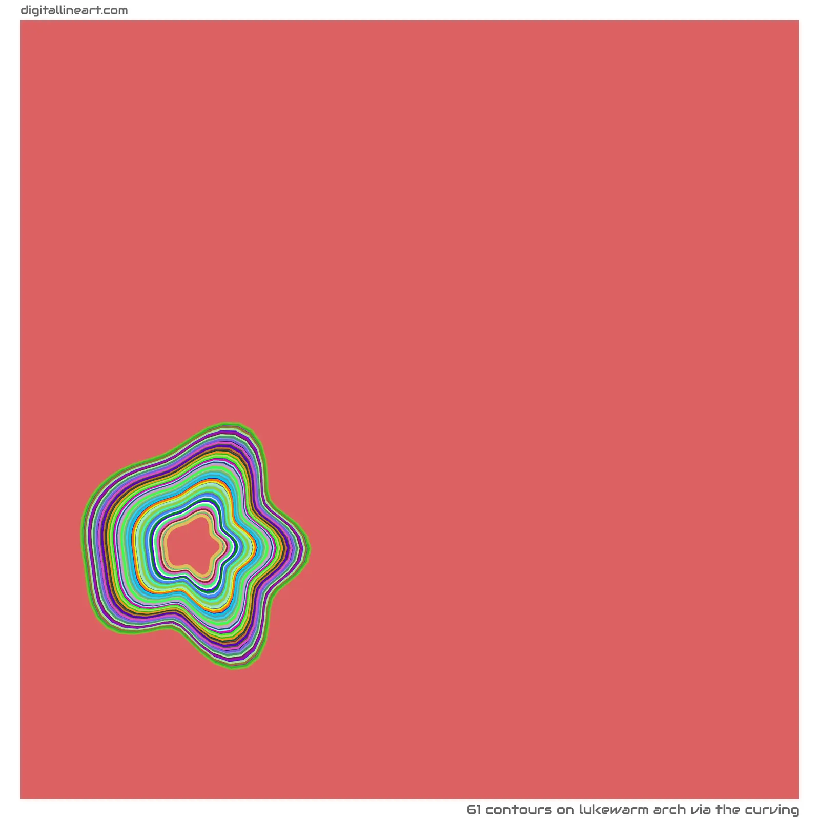 Lukewarm Arch via the Curving — 61 contours